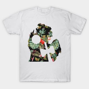 Monk Kendama Mitten Floral T-Shirt